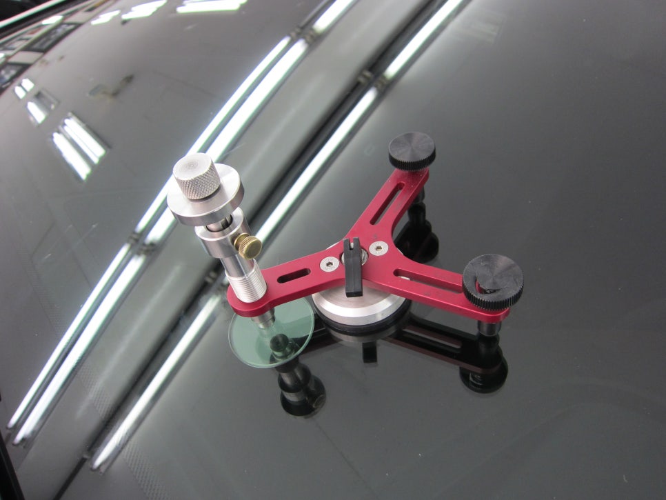 BMW 5시리즈 유리복원 시공 사진