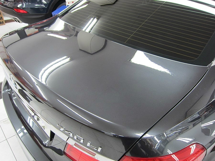 BMW 740Li 광택·코팅 시공 사진