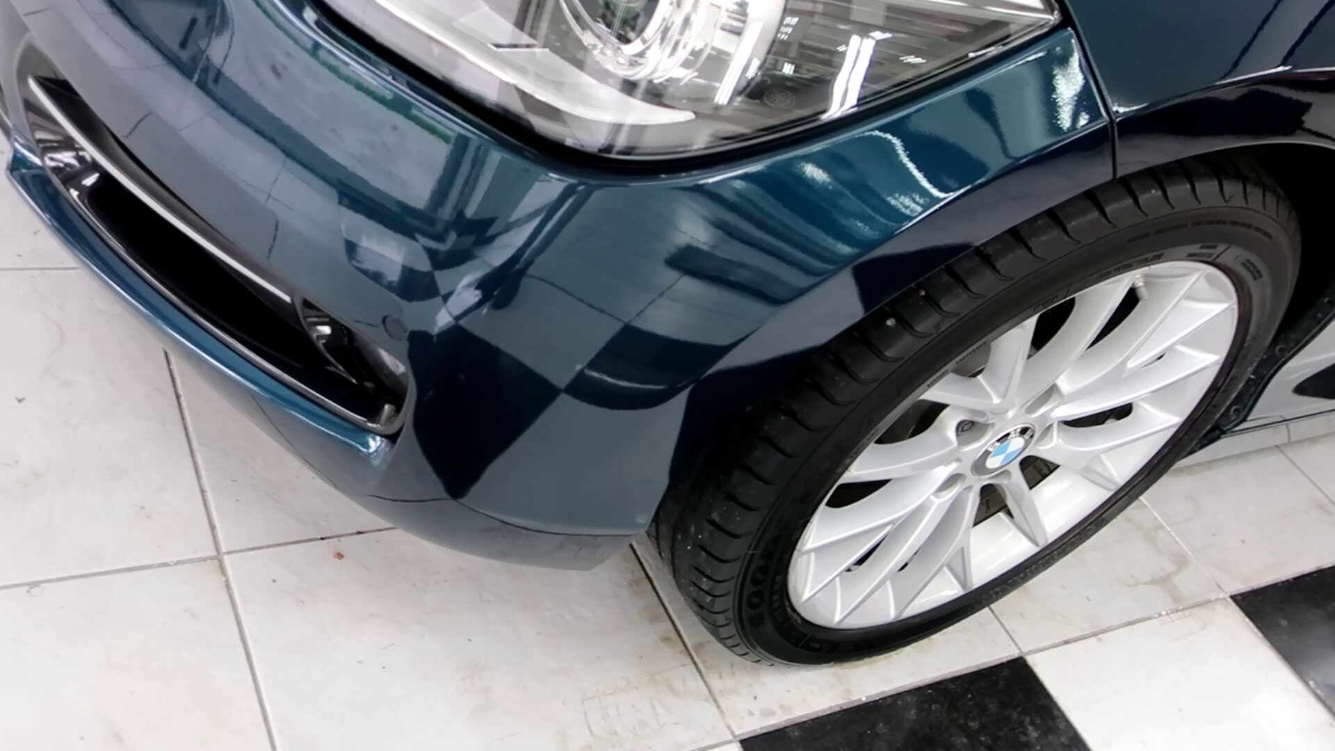 마포구 덴트 전문점 BMW 118d 범퍼 판금 도색 복 시공 전