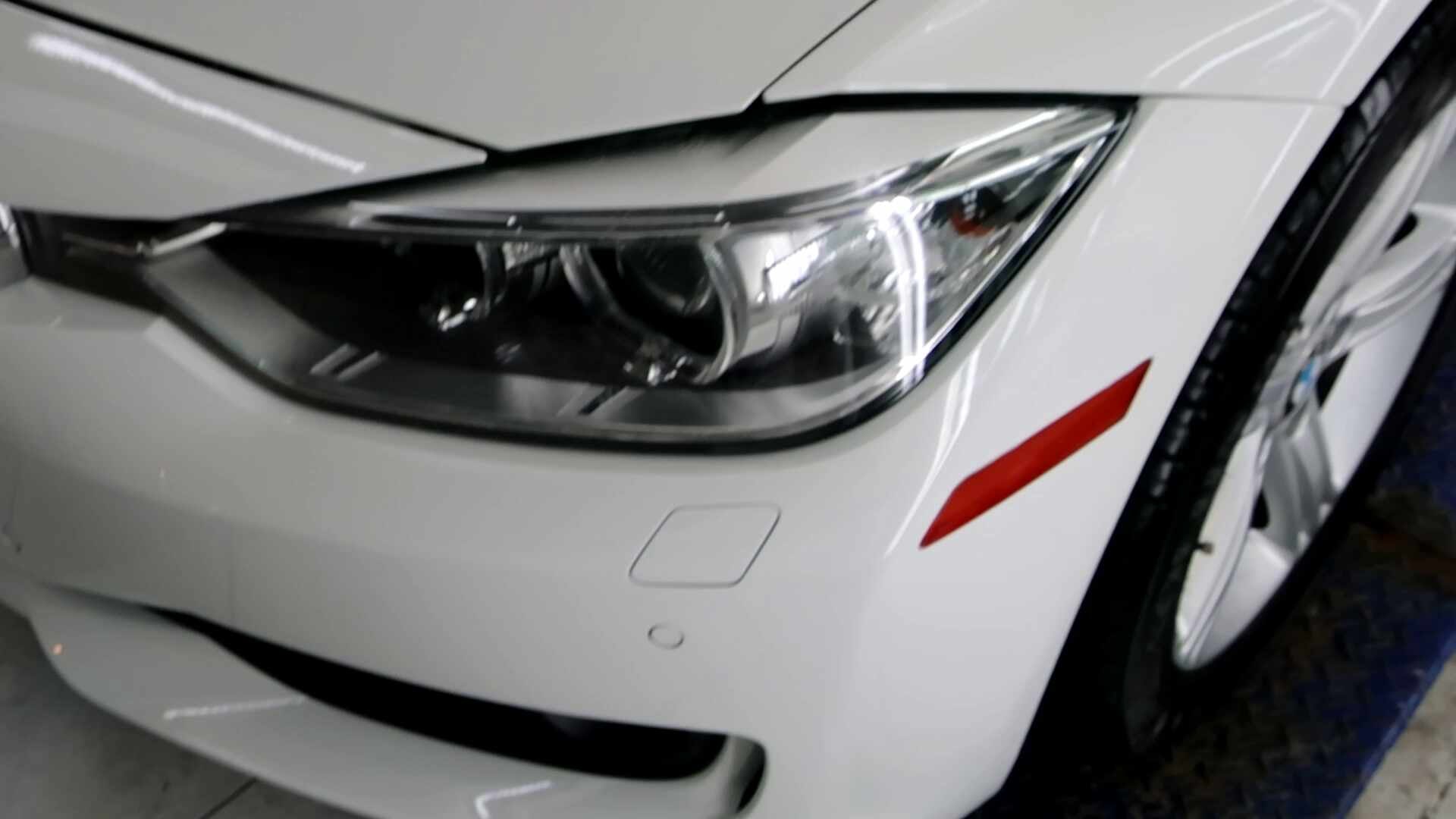 마포 서대문구 덴트 전문점 BMW 320d 범퍼 판금  시공 전