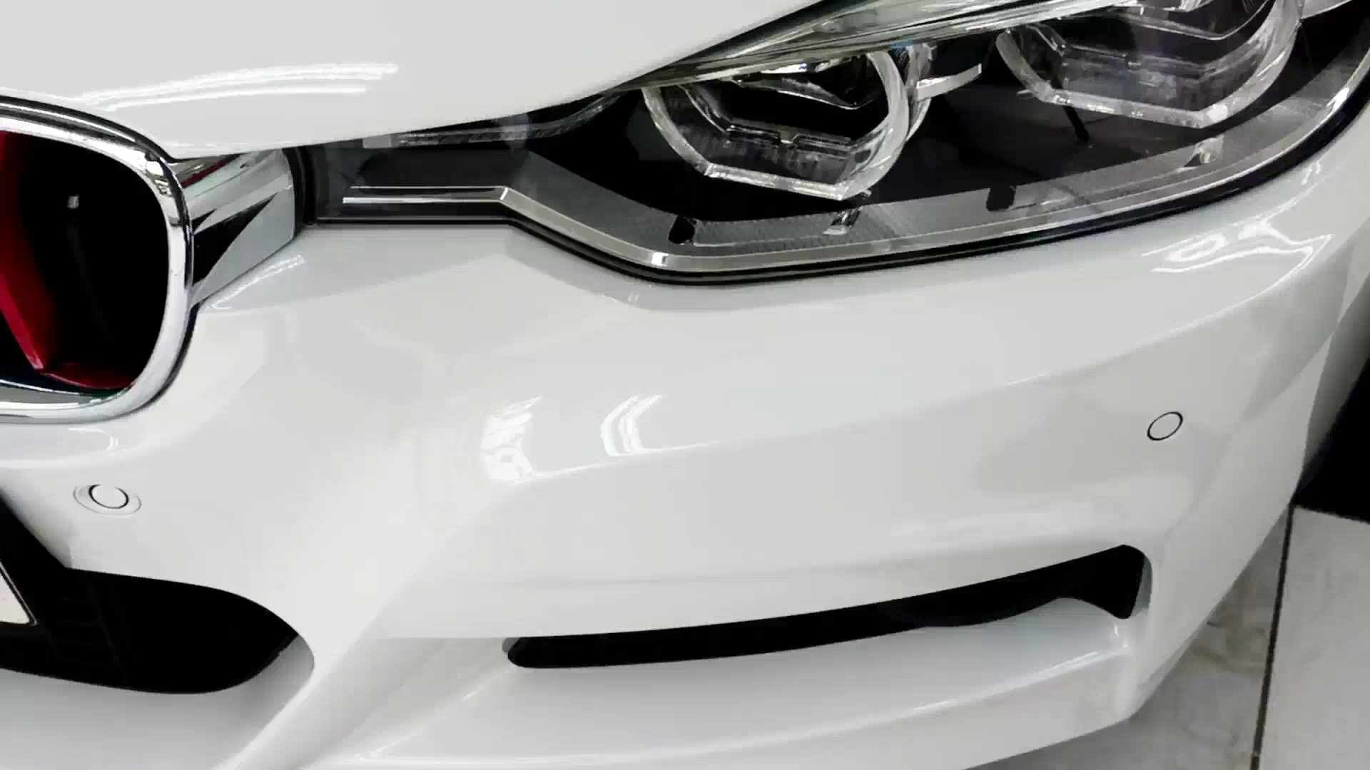 마포구 상암동 BMW 320i 앞 범퍼 교환이 아닌 판 시공 전