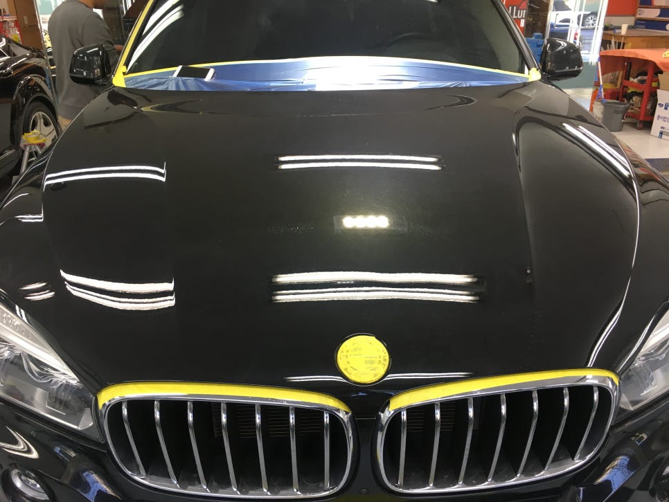 [마포구 본점 모터큐브] BMW X5 광택 복원 & 유 시공 전