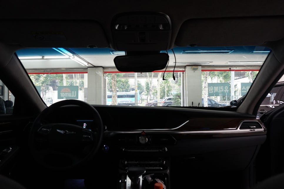 제네시스 EQ900 썬팅 시공 사진