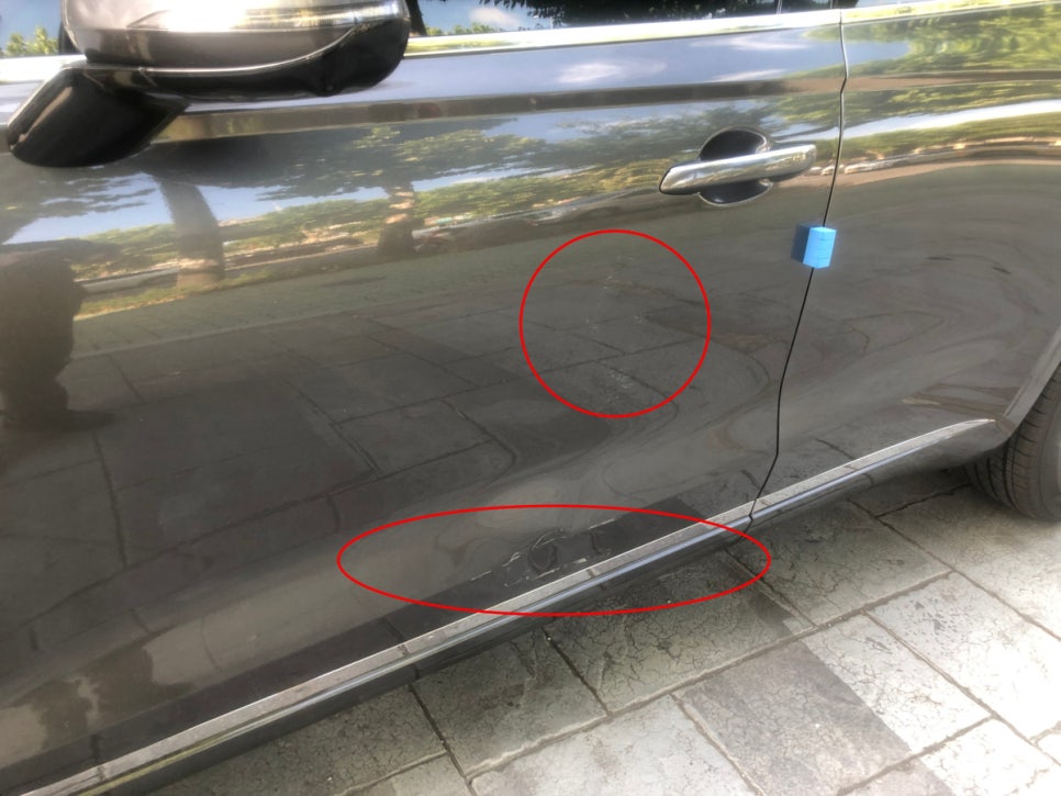제네시스 GV70 도어 시공 전 2