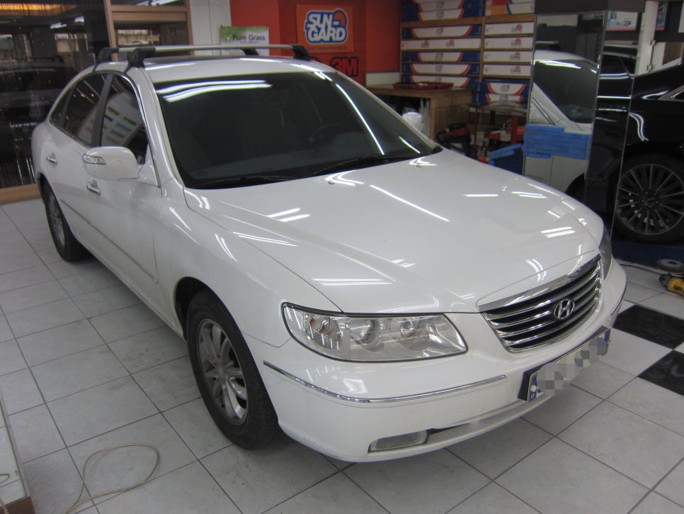 그랜저TG 유리복원 시공 사진