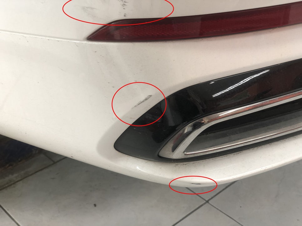 기아 K7 범퍼 시공 전 3