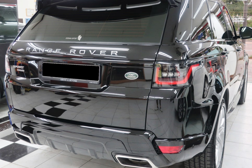 랜드 로버 RANGE 로버 SPORT 광택 시공 후 5