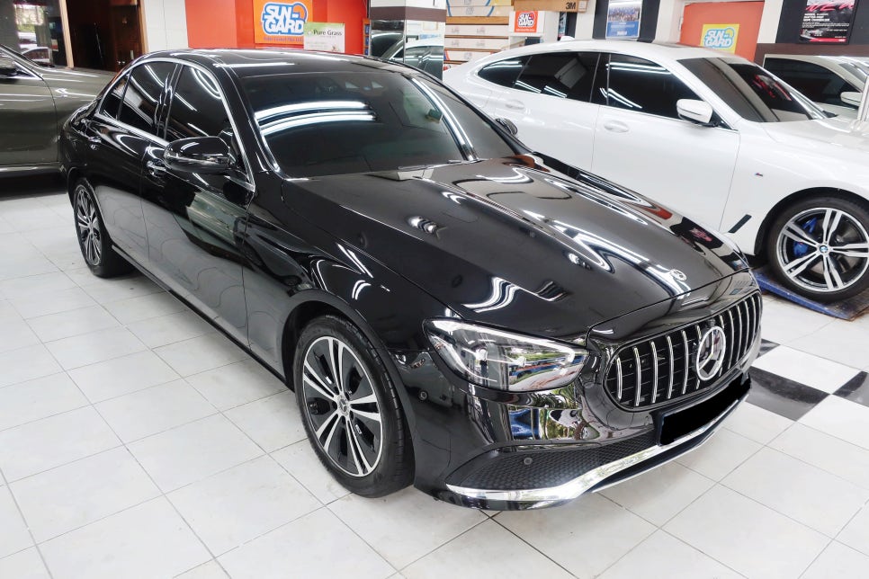 벤츠 벤츠 E350 범퍼 시공 후 2