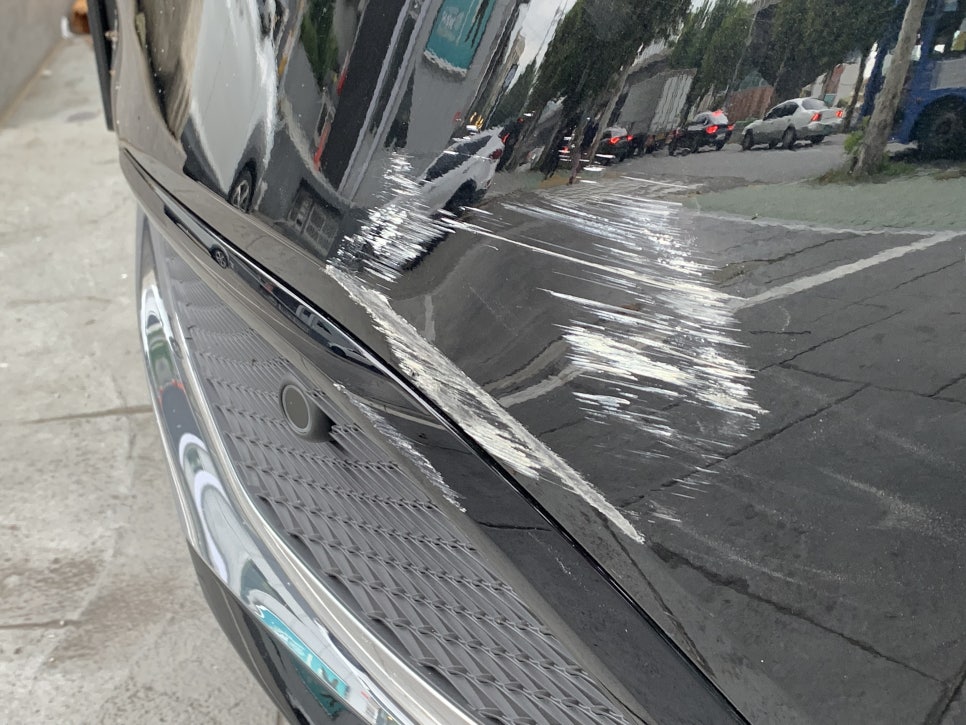 벤츠 벤츠 E350 범퍼 시공 전 1