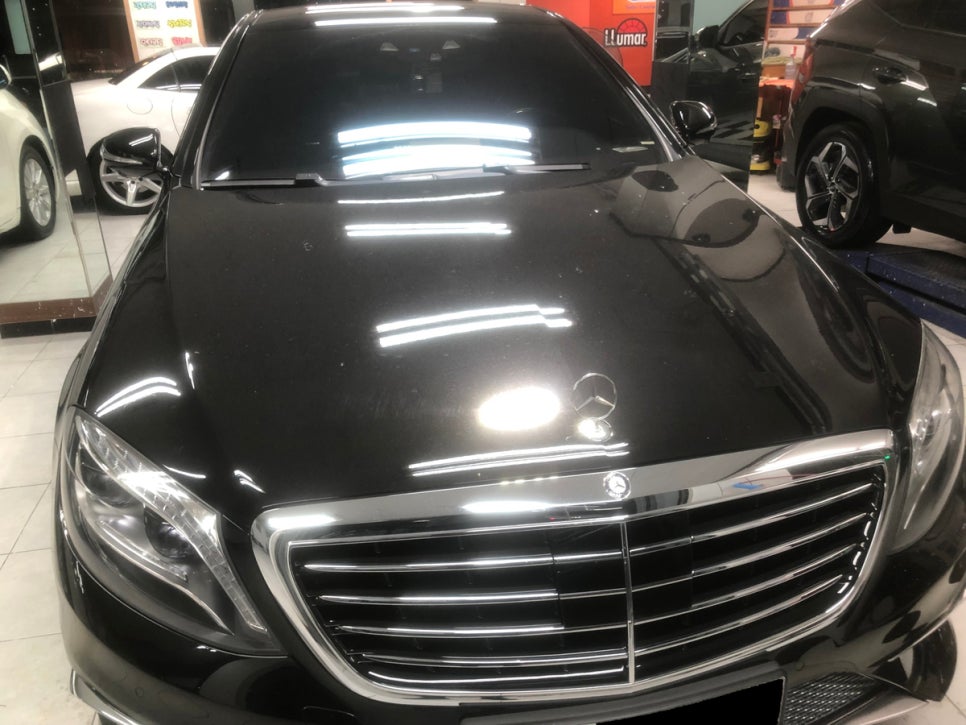 벤츠 S63 AMG 도색 유리막코팅 시공 전 2