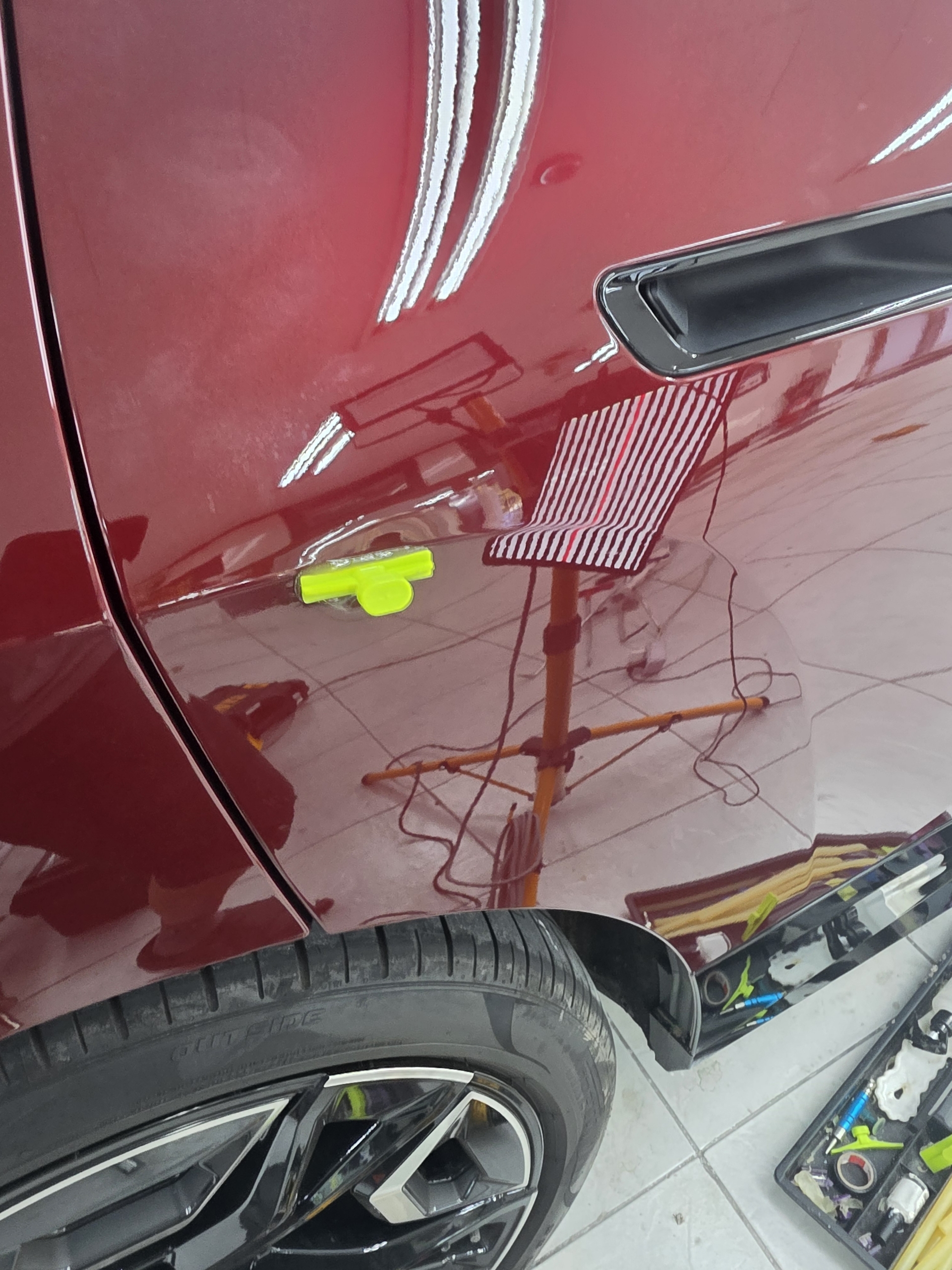 RED CAR 사이드 패널 시공 과정 1