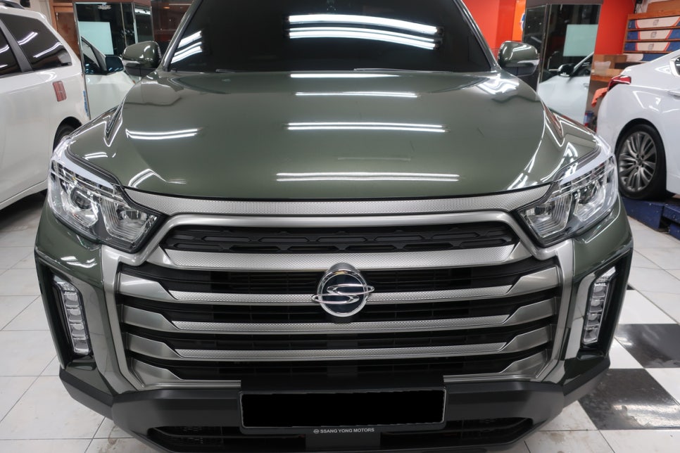 쌍용 REXTON SPORTS 도색 상세 부위 2