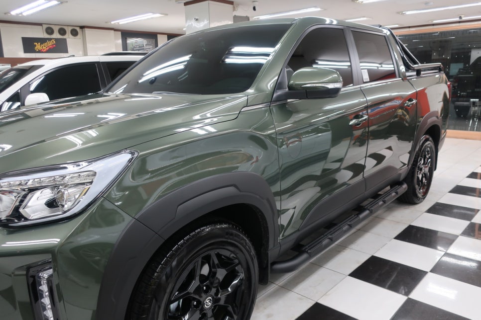 쌍용 REXTON SPORTS 도색 상세 부위 3