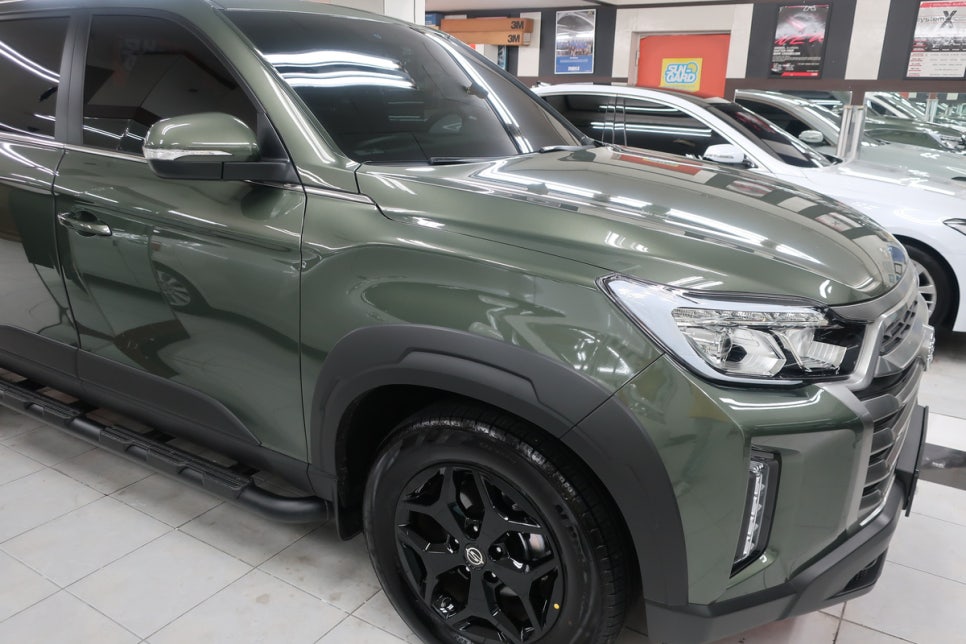 쌍용 REXTON SPORTS 도색 상세 부위 5