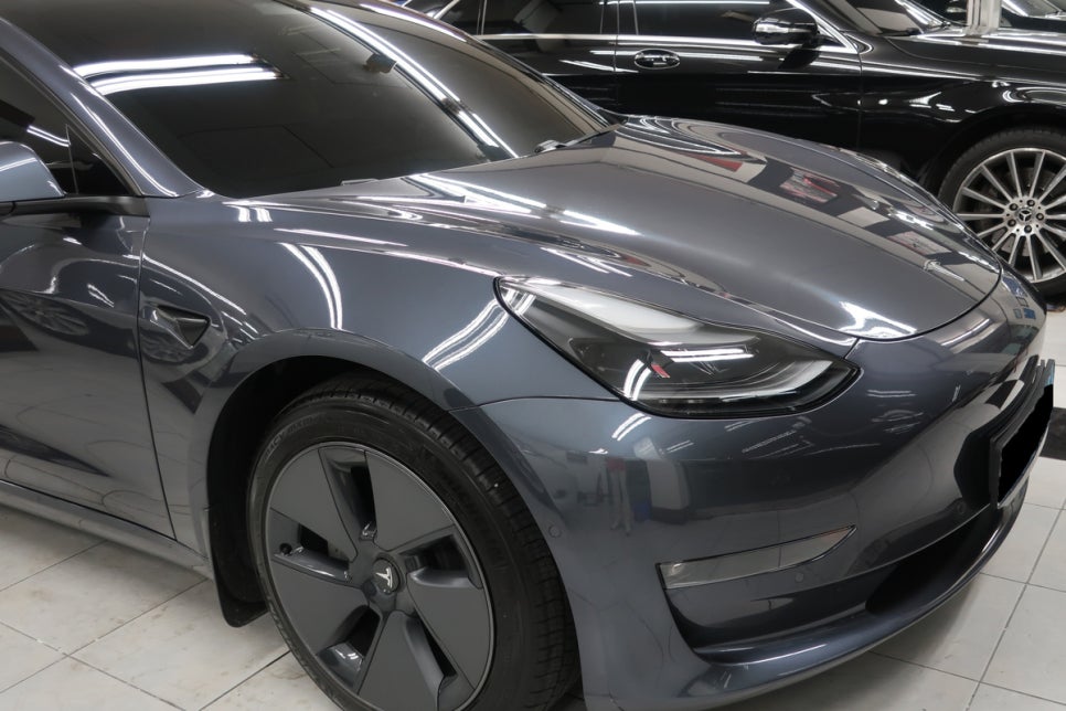 테슬라 MODEL3 도어 시공 후 4