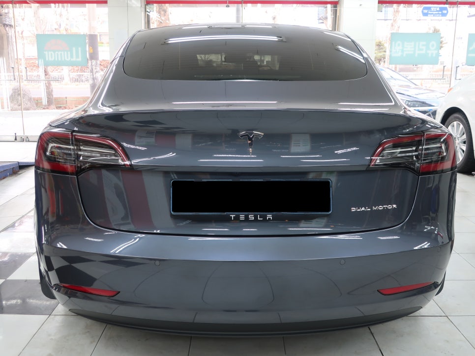 테슬라 MODEL3 도색 시공 후 2