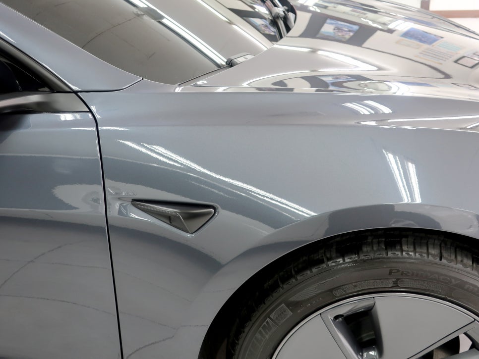 테슬라 MODEL3 도색 시공 후 7