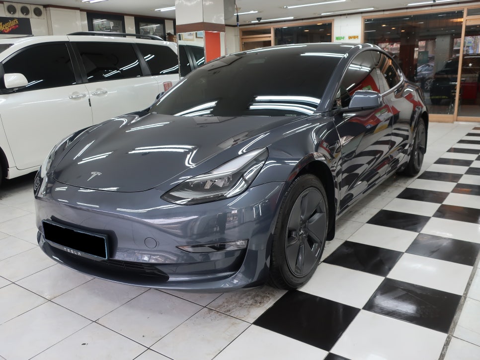 테슬라 MODEL3 도색 시공 과정 3