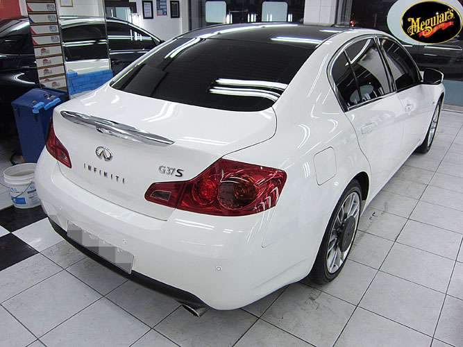 인피니티 G37 유리막 코팅 작업 중 04