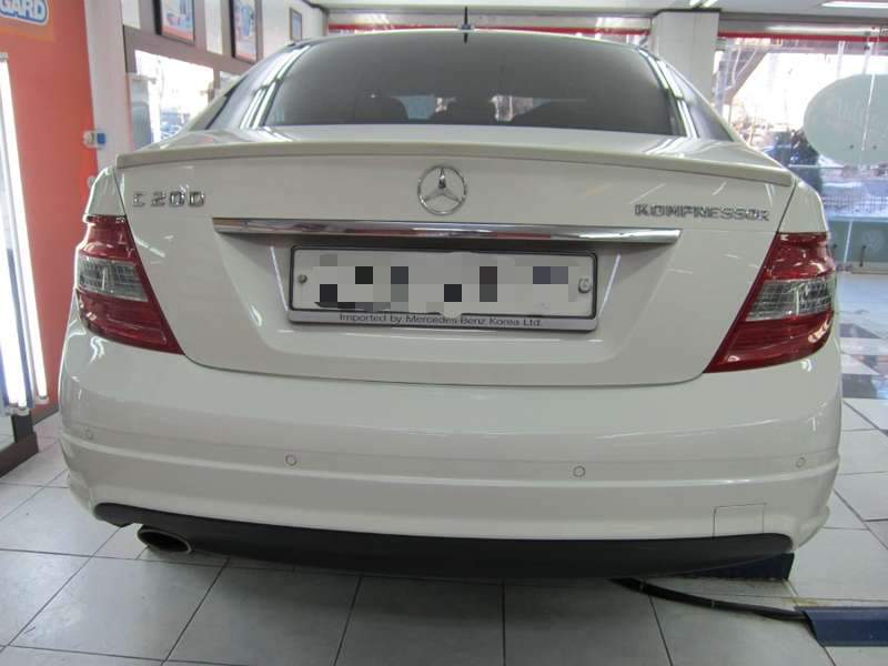 벤츠 C200 판금·도색 완성 후 04