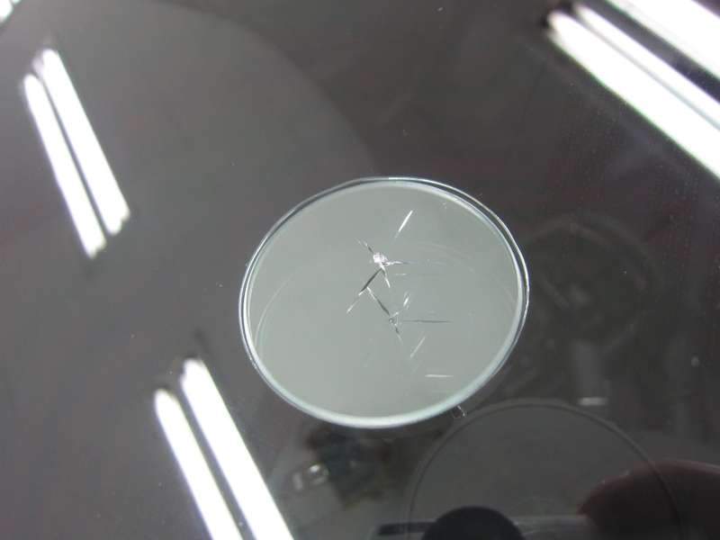 자동차유리복원-돌콕유리복원 그랜져HG유리복원후기 유리교 시공 전