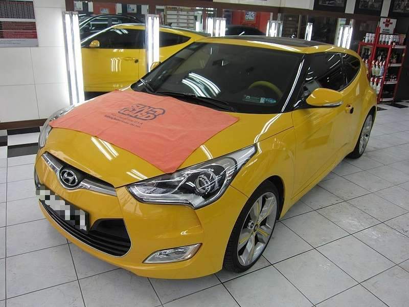 에쿠스 벨로스터 모하비 열차단썬팅 필름선택하는 방법 시공 전