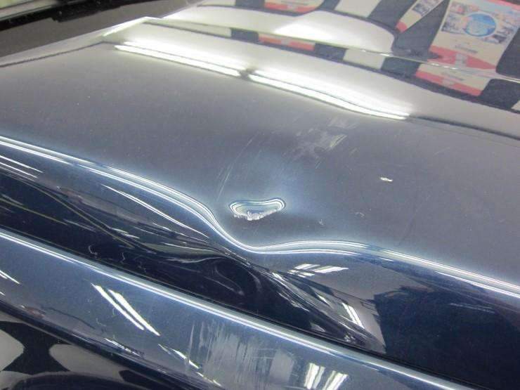 랜드로버 수리문의 덴트 시공 사진