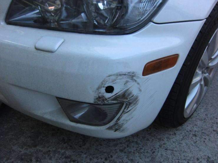 렉서스 is200 수입차도색 광택코팅 더벙커 마포구 성 시공 전