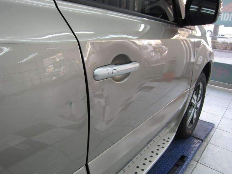 QM5 자동차도색-자차보험수리 시공 전