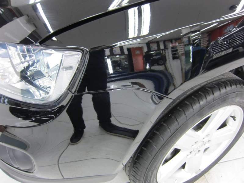 지프 컴패스 앞범퍼 앞휀다 판금·도색 시공 사진