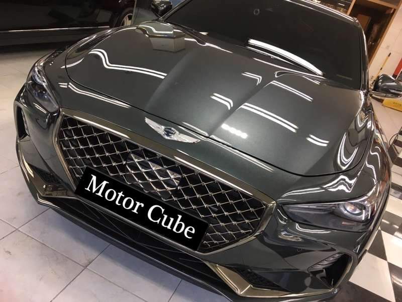 제네시스 G70 판금·도색 시공 사진