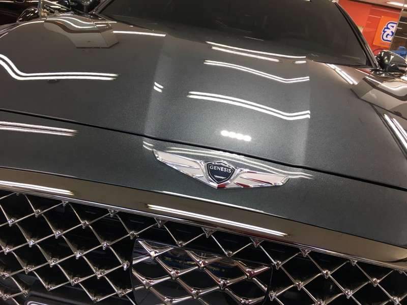 제네시스 G70 판금·도색 시공 사진
