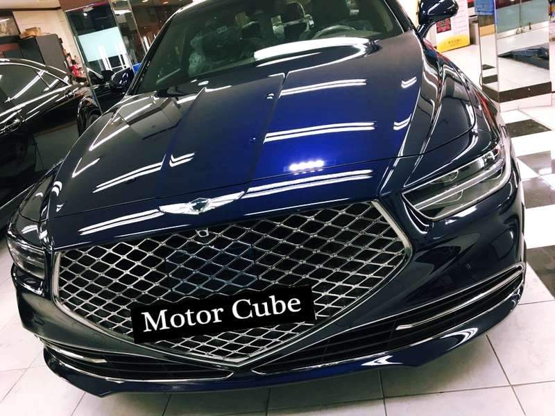 제네시스 G90 판금·도색 시공 사진