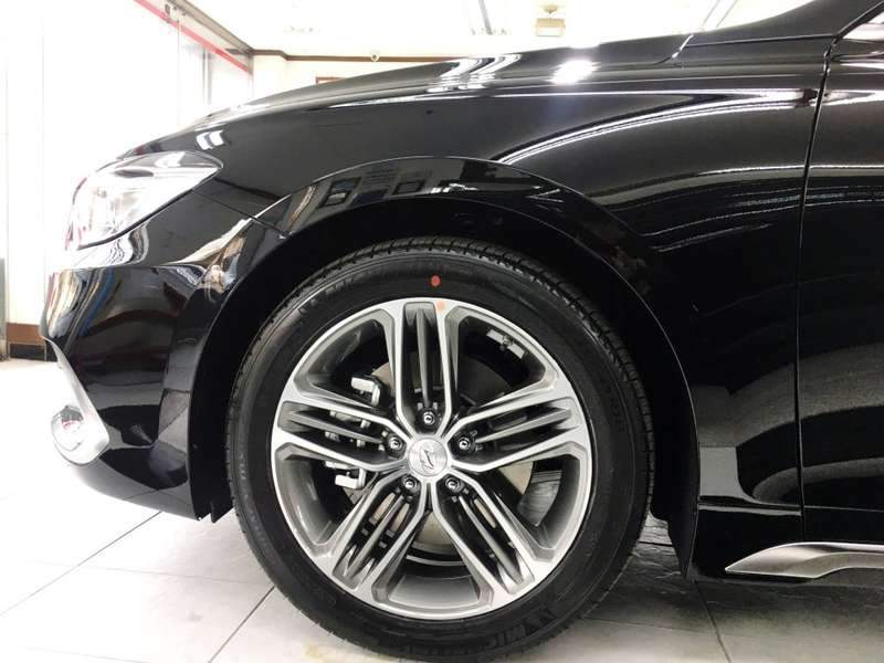 그랜저 유리막 코팅 시공 사진