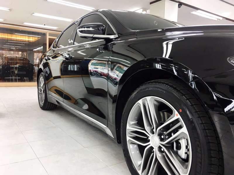 그랜저 유리막 코팅 시공 사진