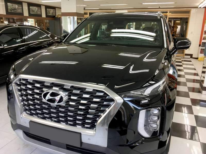 [마포구 본점 모터큐브] 팰리세이드 차량의 썬글라스 썬 시공 전