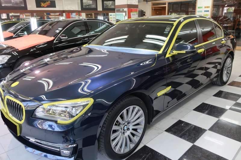 BMW 730d 유리막 코팅 시공 사진