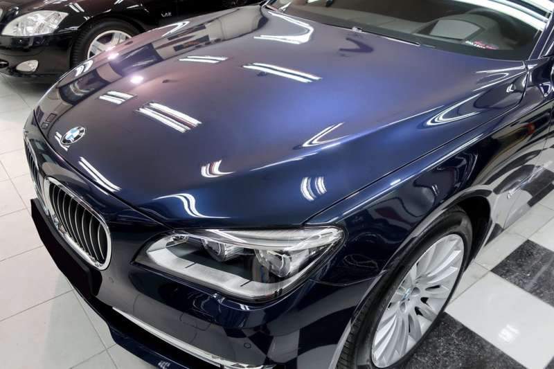 BMW 730d 유리막 코팅 시공 사진