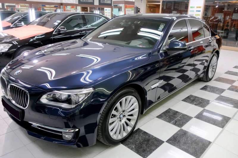 BMW 730d 유리막 코팅 시공 사진