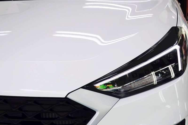 투싼 유리막 코팅 시공 사진