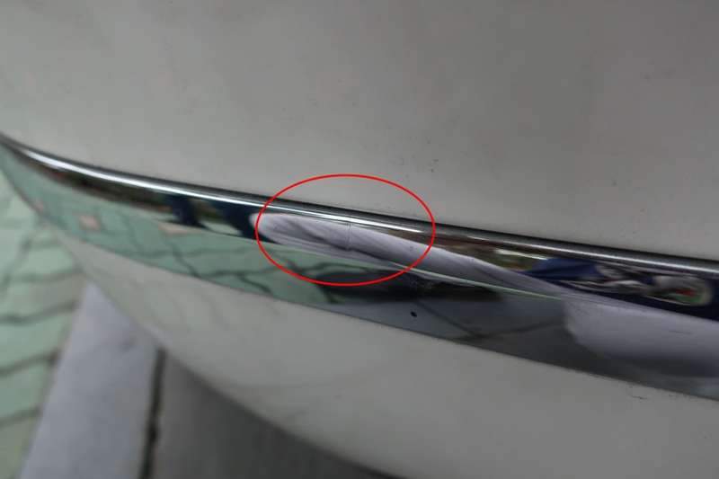 파사트 리어 범퍼 마포구에서 덴트 복원. 시공 후