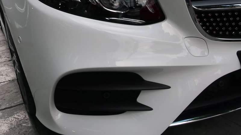 마포구 덴트 전문점에서 벤츠 E220d 쿠페 보험 사고 시공 후