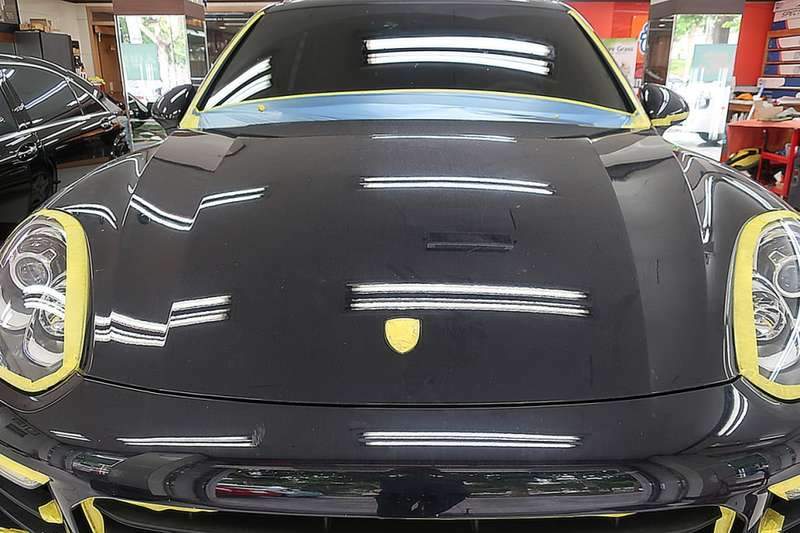 포르쉐 뉴 유리막 코팅 완성 후 02