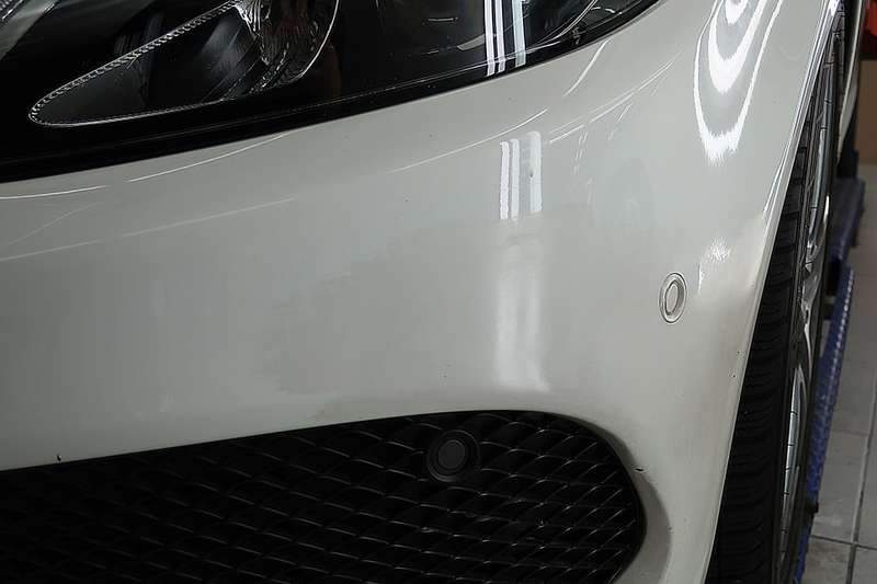 벤츠 C200 덴트 시공 사진