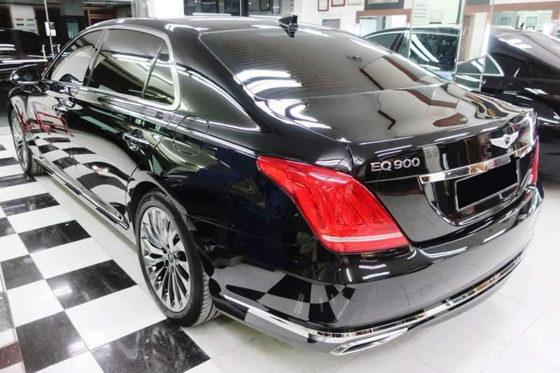 제네시스 EQ900 유리막 코팅 시공 사진