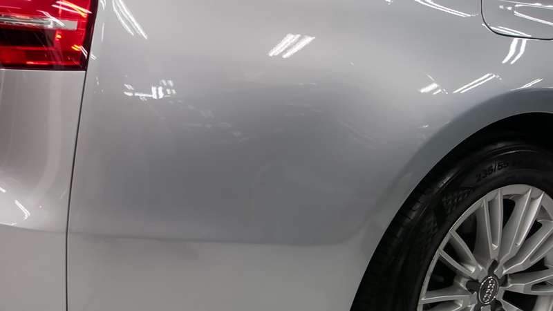 마포구 아우디 A8 범퍼 와 휀더 모두 덴트 복원 시공 후