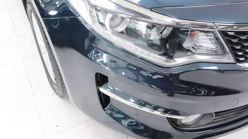 마포구 기아 K5 앞 범퍼 덴트 그리고 광택 복원 시공 후