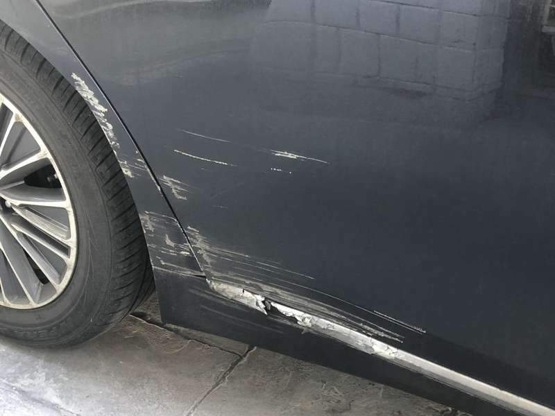 그랜저 덴트 시공 사진