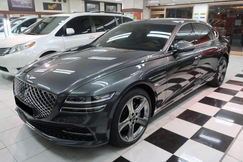 제네시스 G80 덴트 시공 사진