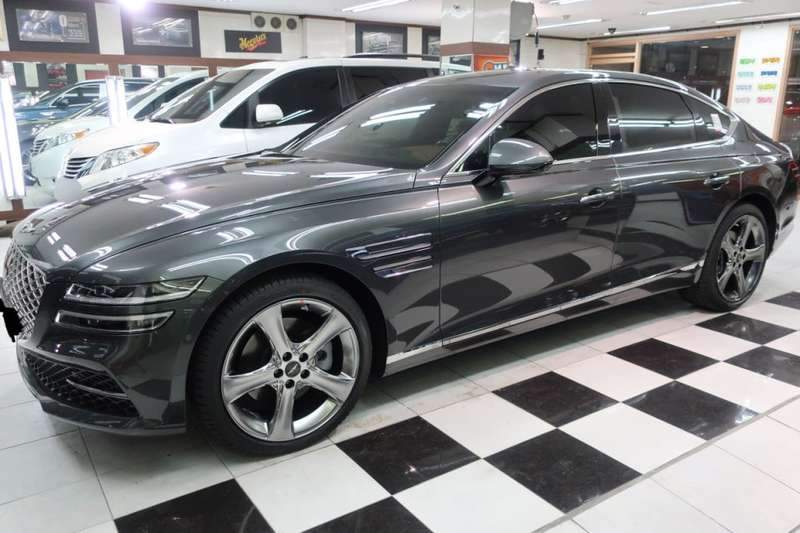 제네시스 G80 덴트 시공 사진